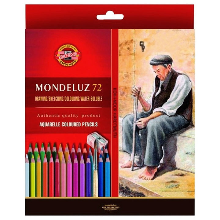 Mondeluz Watercolor Pencils, Set of 72