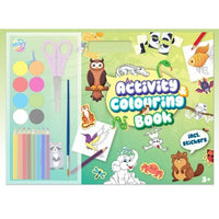 MOXY Activity and Coloring Book Set with Paints, Pencils, and Stickers