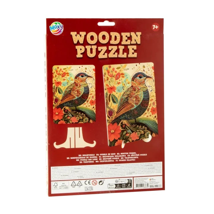 MOXY Artistic Wooden Puzzle, Bird, 130 Pieces — image 4