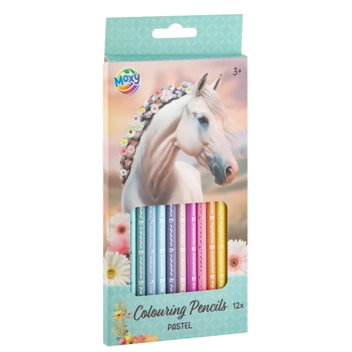 MOXY Pastel Horse Colored Pencils, Set of 12 — image 1