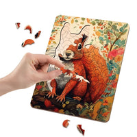 MOXY Wooden Puzzle, Squirrel, 130 pcs