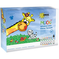 MUCKI Glass Paint Set – World of Little Animals