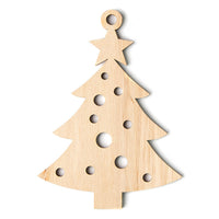 Wooden Christmas Decoration, Set of 5, MXH702st | various sizes
