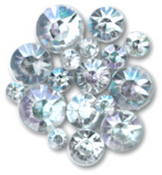 Pointed Acrylic Decorative Stones – krištáľové