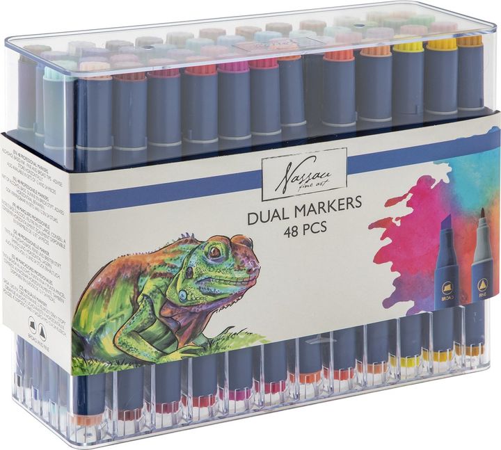 Nassau Double-Sided Marker Set of 48 — image 1