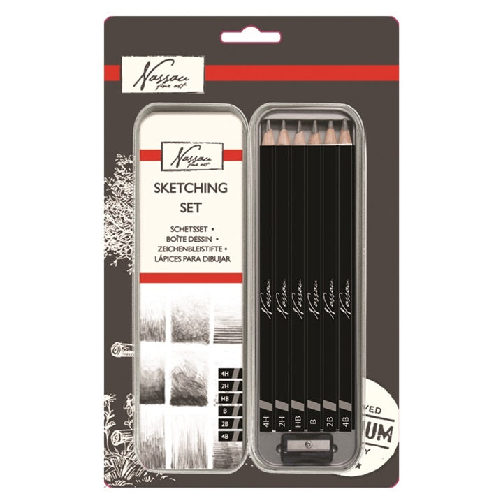 Nassau Fine Art 8-Piece Sketching Set