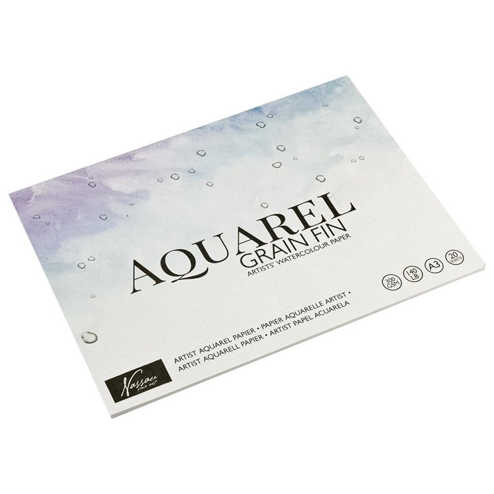 Nassau Fine Art A3 Watercolor Pad, 20 Sheets