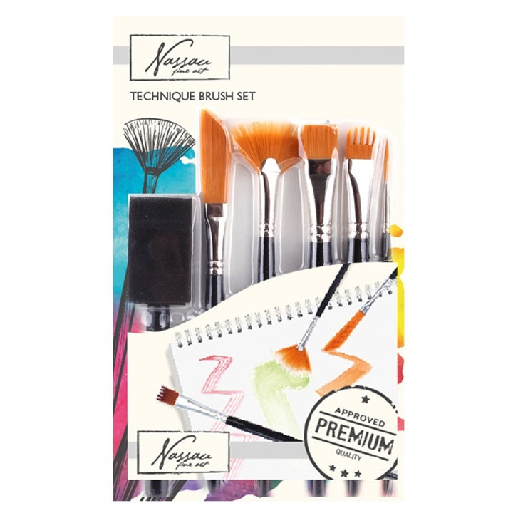 Nassau Fine Art Brush Set, 7-Piece