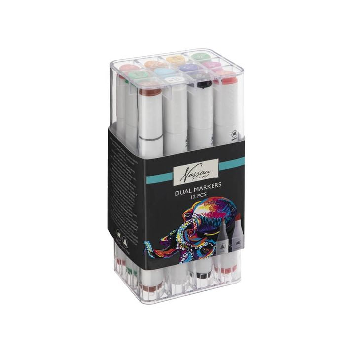 Nassau Fine Art Double-Sided Marker Set of 12 — image 1