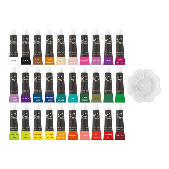 Nassau Fine Art Large Set of Acrylic Paints - 30 x 12 ml - image 2