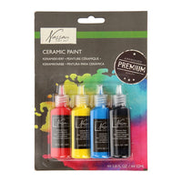 Nassau Fine Art Porcelain Paint Set, 4 x 22 ml