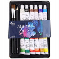 Nassau Fine Art Watercolor Set, 16-Piece