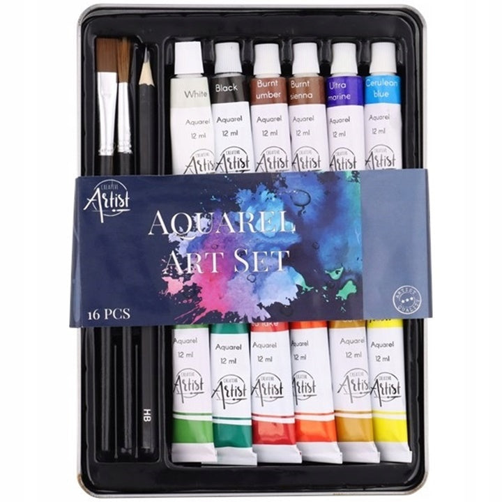 Nassau Fine Art Watercolor Set, 16-Piece