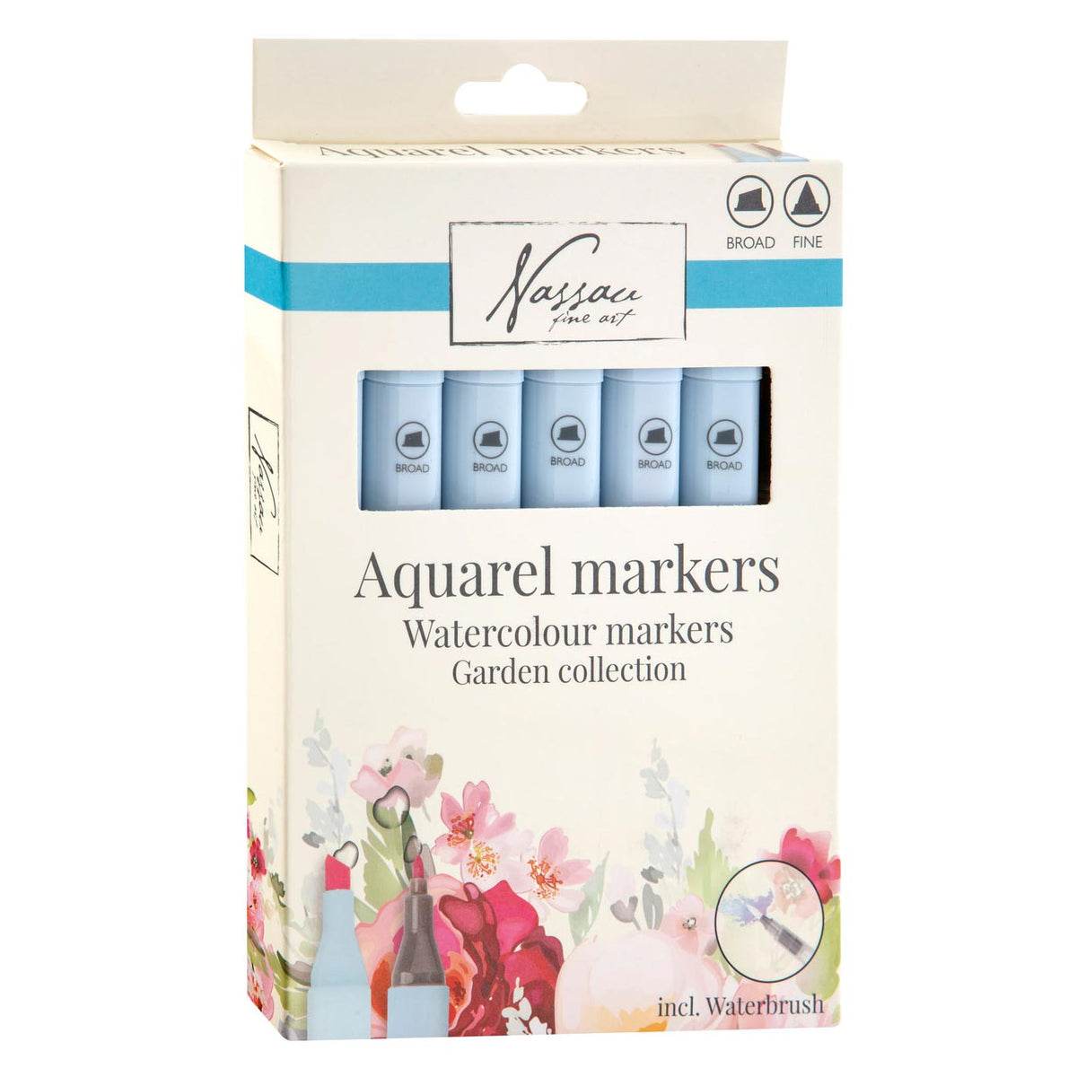 Nassau Garden Collection Watercolor Markers Set of 7
