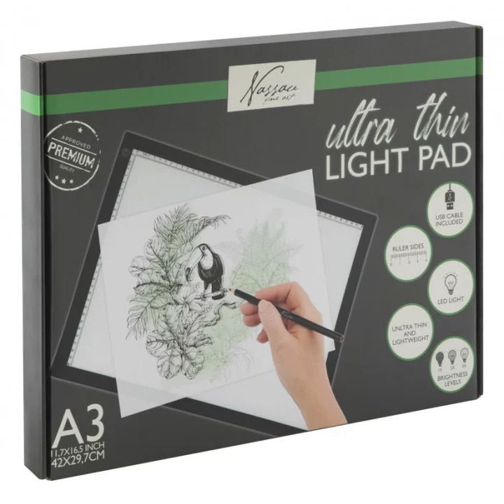 NASSAU LED light board for tracing, A3, ultra-thin — image 1