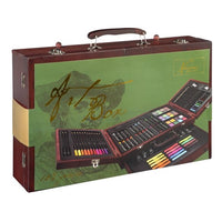 Nassau LUXE Multi-Purpose Wooden Art Case - 103 Pieces