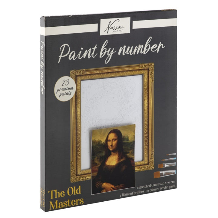 Nassau Paint by Numbers Mona Lisa