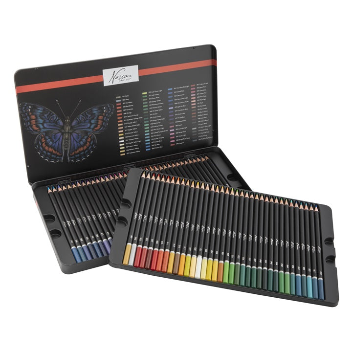 Nassau Set of 72 Colored Pencils, image 2