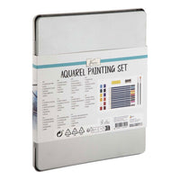 Nassau Watercolor Set, 28-Piece, Tin Case
