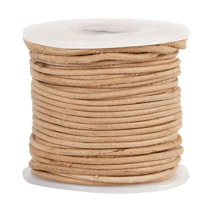Natural Leather Cord 1 mm x 10 m