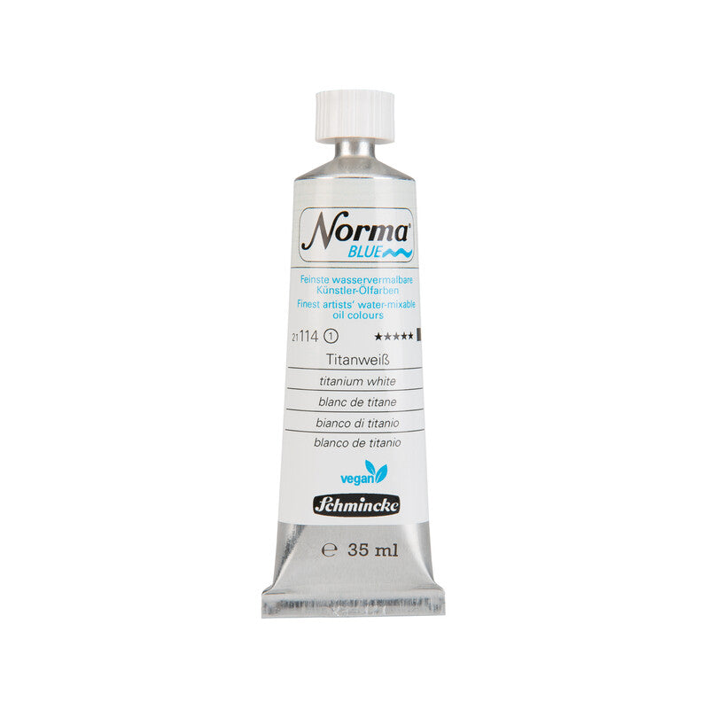 Oil Colors Schmincke NORMA Blue 35 ml – 114 Titanium White