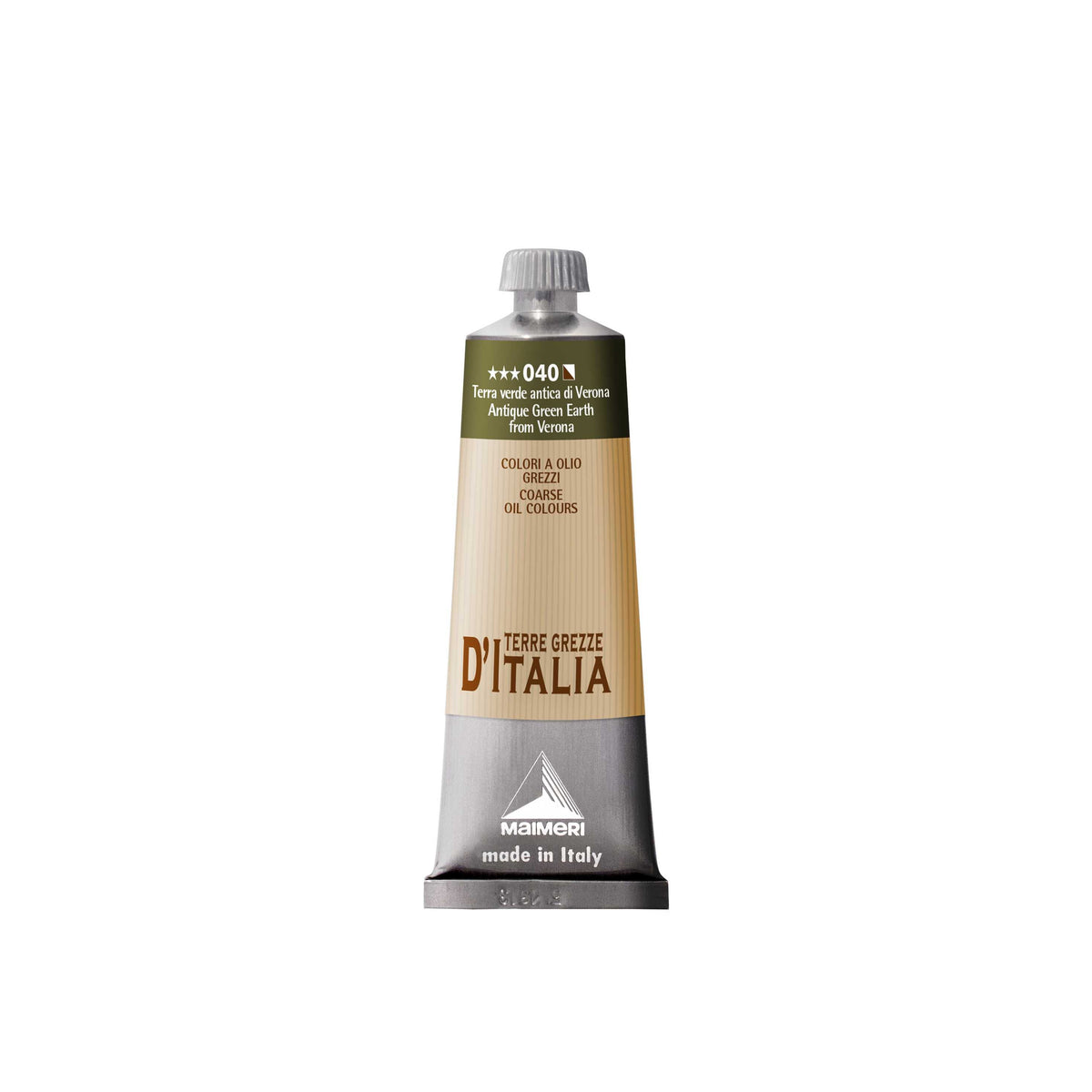 Oil Paint Maimeri Classico Earth - 60 ml | Choose Shade – Antique Green Earth
