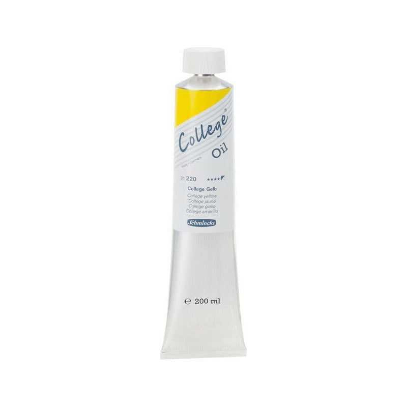 Oil paint Schmincke College Oil 200 ml – 220 College Yellow