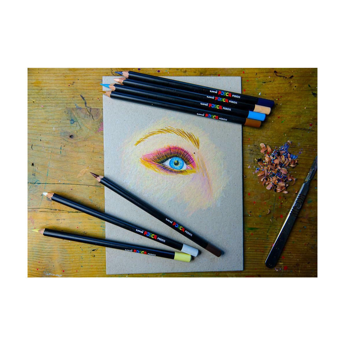 Oil Pastels Posca KPE-200 36C Set – Assorted Colors