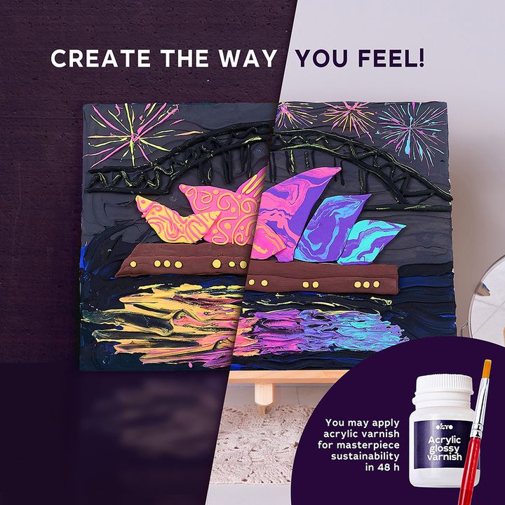 OKTO Creative 3D Set “Sydney Opera House” 30 x 40 cm — image 6