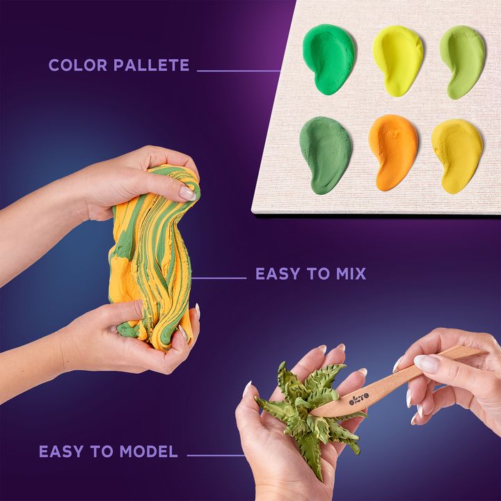 OKTO Succulent Modeling Clay Set 21 x 21 cm Energy — image 5
