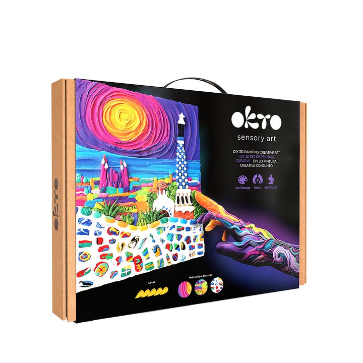 OKTO Творчески 3D комплект "Парк Гуел в Барселона" 30 x 40 cm — изображение 1