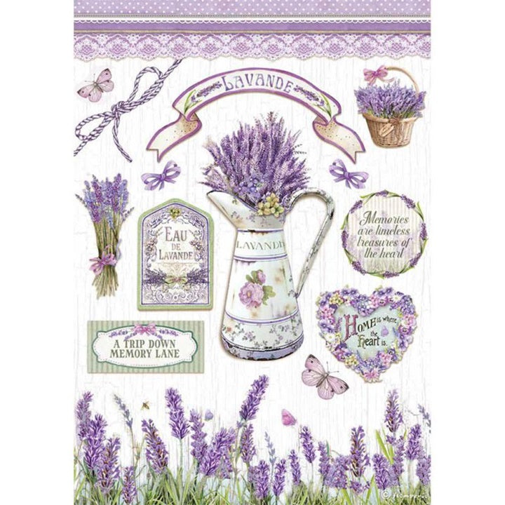 Оризова хартия A4 Provence elements — изображение 1
