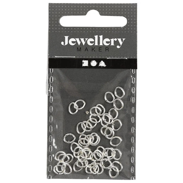 Oval Jump Rings, 0.7 mm, 50 pcs | various colors — image 3