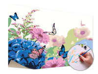 Paint by Numbers BETWEEN THE FLOWERS | Medium Difficulty — image 3