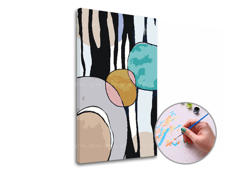 Paint by Numbers Colorful Abstract | Low Difficulty - image 1