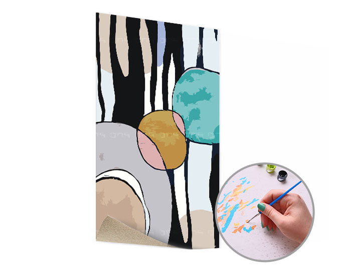 Paint by Numbers Colorful Abstract | Low Difficulty - image 3