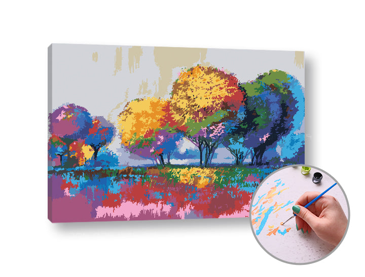 Paint by Numbers COLORFUL NATURE | Medium Difficulty — image 1