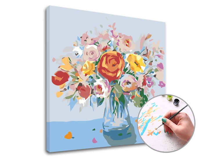 Paint by Numbers Colorful Packaging