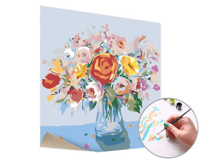 Paint by Numbers Colorful Packaging