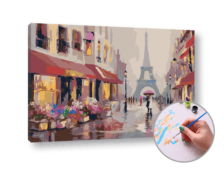 Paint by Numbers Gift in Paris | Difficulty: Easy | ARTMiE