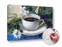 Paint by Numbers Morning Coffee | Low Difficulty, image 1