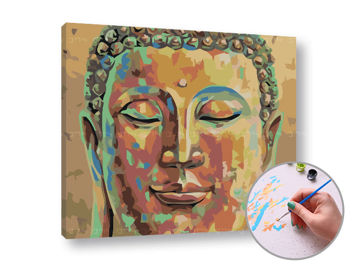 Paint by Numbers SLEEPING BUDDHA | Low Difficulty — image 2