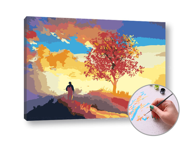 Paint by Numbers Under the Tree | Low Difficulty - image 2