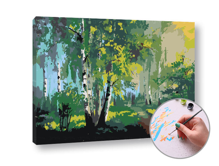 Paint by Numbers: WALK IN THE FOREST | Low Difficulty — image 3