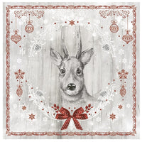 Painted Deer Decoupage Napkins - 1 pc