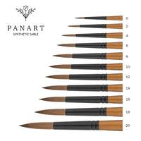 PanArt 1101 Sable Round Watercolor Brush | various sizes — image 2