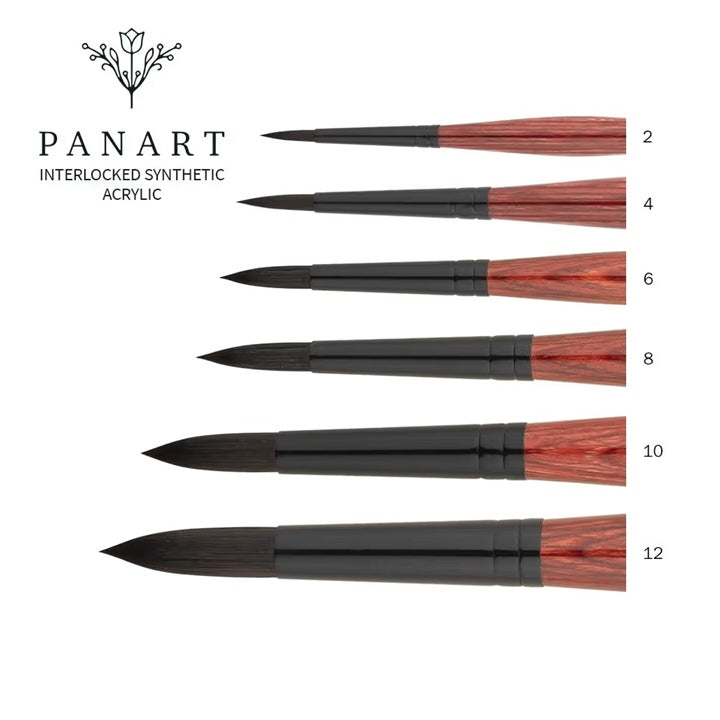 PanArt 3302 Round Brush for Acrylic | various sizes, image 2