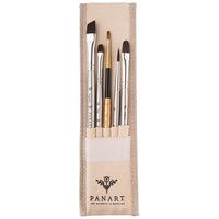 PanArt ATL‑02 Set of 5 Brushes in Cotton Case