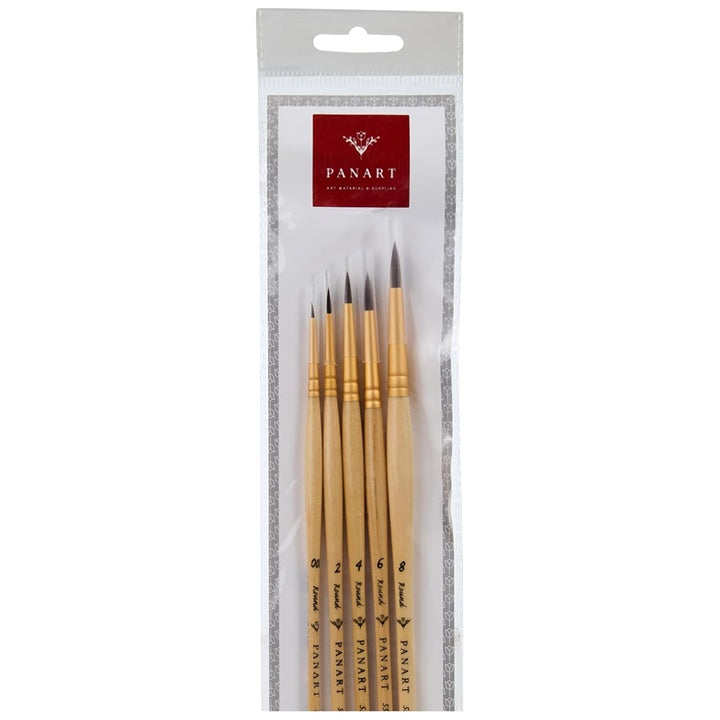 PanArt ES-01 Round Brush Set of 5 — image 2