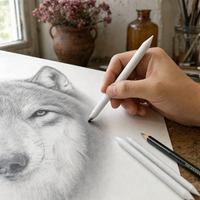 Paper Blending Stump for Shading, 13.2–15.5 cm